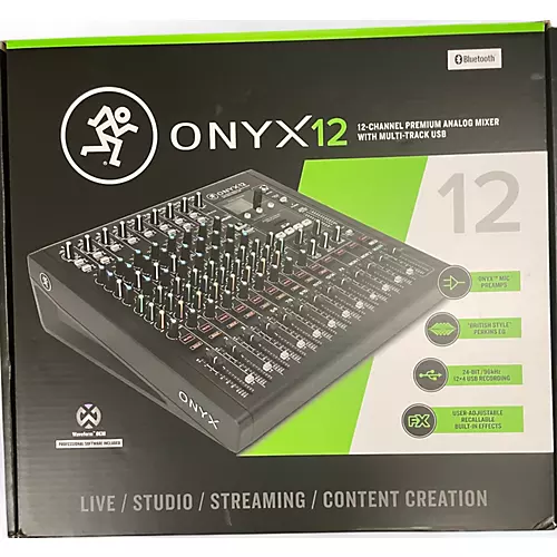Used Mackie ONYX12 Unpowered Mixer