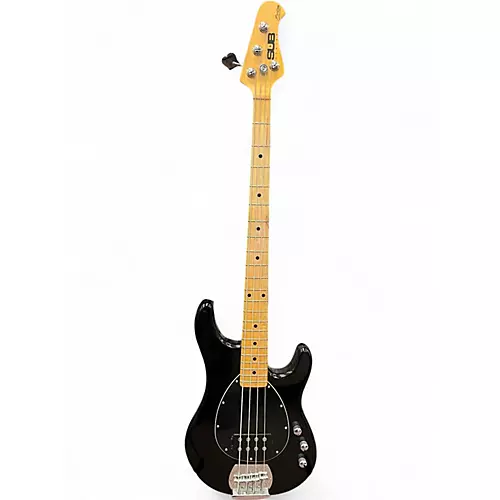Used Sterling by Music Man Sub 4 Black Electric Bass Guitar Black