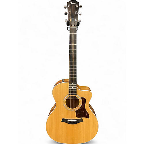 Used Taylor 214cek DLX Natural Acoustic Guitar Natural