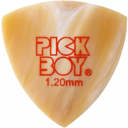 Pick Boy Hand-Crafted Natural Horn Triangle Guitar Pick 1.00 mm 1 Pack