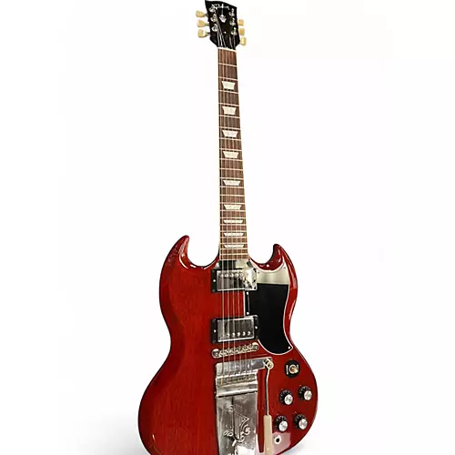 Used Gibson 1961 SG REISSUE MAESTRO CHERRY Solid Body Electric Guitar CHERRY