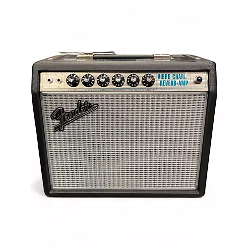 Used Fender 68' VIBRO CHAMP REVERB Tube Guitar Combo Amp