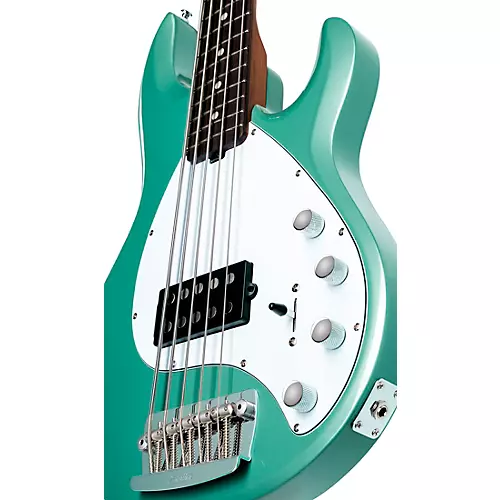 Sterling by Music Man StingRay 5 RAY35 Bass Dorado Green