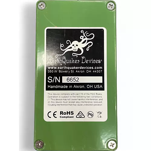 Used EarthQuaker Devices Plumes Small Signal Shredder Overdrive Effect Pedal