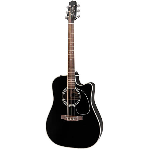 Takamine EF341SC Legacy Series Acoustic-Electric Guitar Black