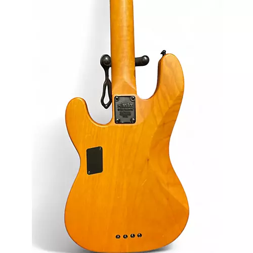 Used Schecter Guitar Research Model T Butterscotch Electric Bass Guitar Butterscotch