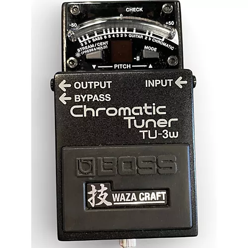 Used BOSS TU3W Waza Craft Chromatic Tuner Pedal