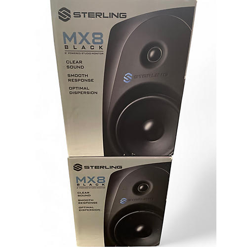 Used Sterling Audio MX8 Pair Powered Monitor