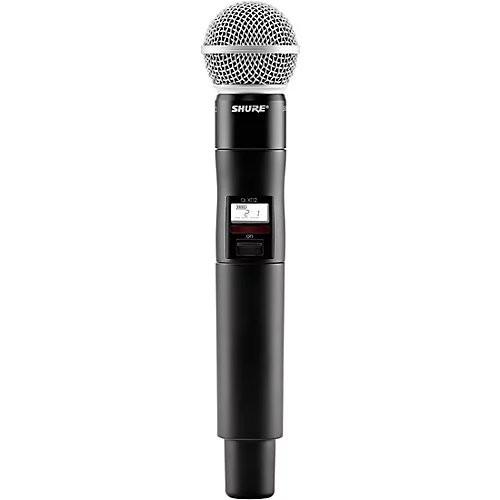 Shure QLXD2/SM58 Wireless Handheld Microphone Transmitter With Interchangeable SM58 Microphone Capsule Band J50A