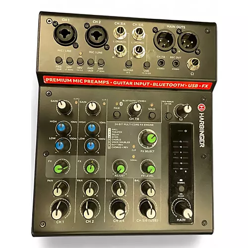 Used Harbinger LX8 Powered Mixer