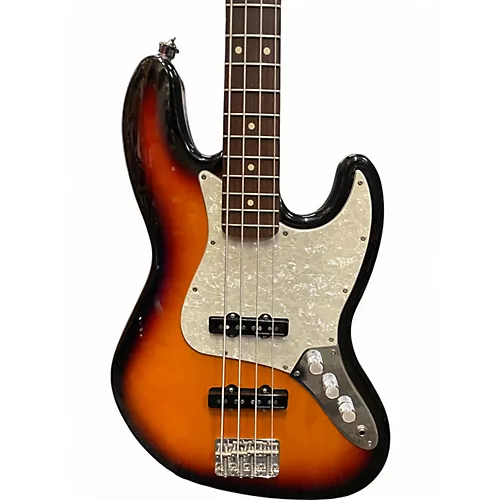 Used 2000 Fender Standard Jazz Bass 2 Color Sunburst Electric Bass Guitar 2 Color Sunburst