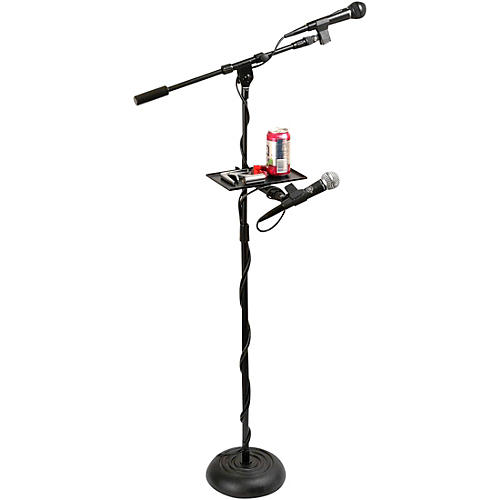 On-Stage Stands MST1000 Combo Accessory Microphone Stand Tray Black