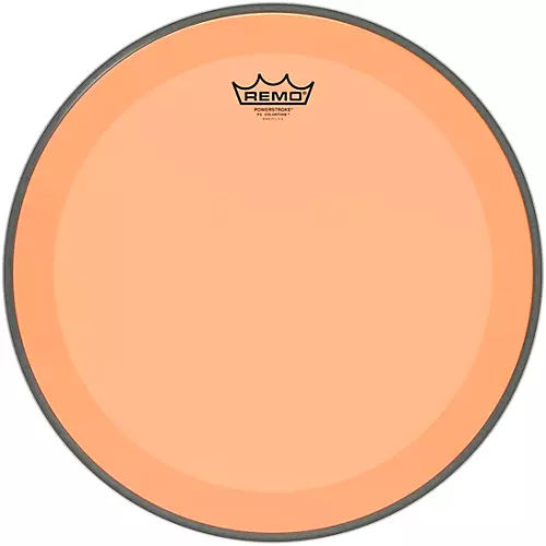 Remo Powerstroke P3 Colortone Orange Bass Drum Head 16 in.