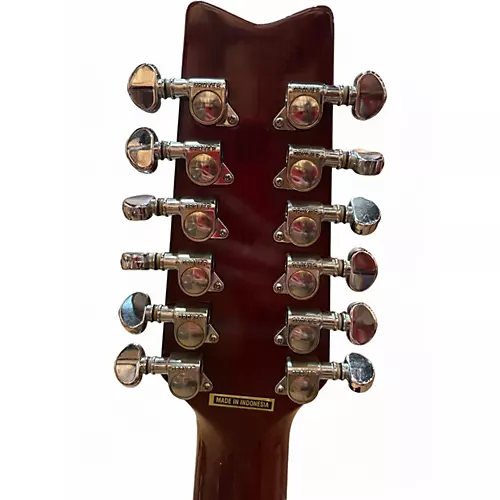 Used Washburn D12 S12 Natural 12 String Acoustic Guitar Natural