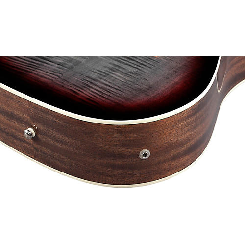 Ibanez ALT30FM Altstar Flamed-Top Dreadnought Acoustic-Electric Guitar Doom Red Burst