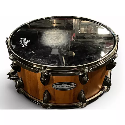 Used Pearl 14in STAVECRAFT MAKHA Natural Drum Natural 33