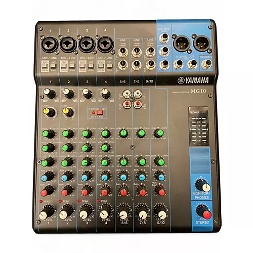Used Yamaha MG10 Unpowered Mixer