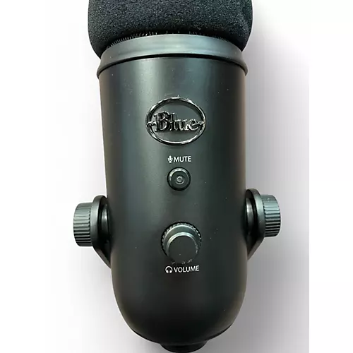 Used Blue Yeti BLACKOUT USB Microphone