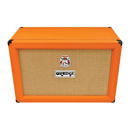 Orange Amplifiers PPC Series PPC212-C 120W 2x12 Closed-Back Guitar Speaker Cabinet Black Straight