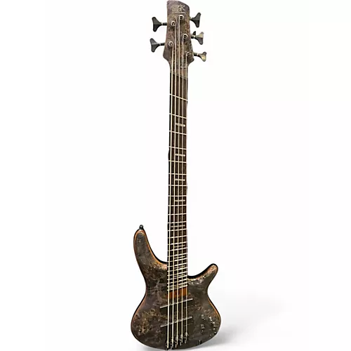 Used Ibanez SRMS805 Deep Twilight Electric Bass Guitar Deep Twilight