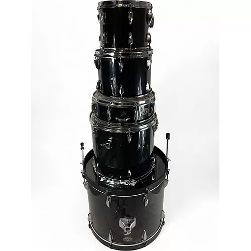 Used TAMA 5 piece Imperialstar Black Drum Kit Black
