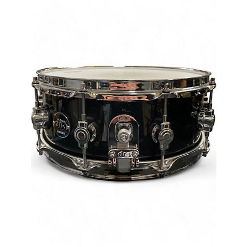 Used DW 5.5X14 Performance Series Snare Ebony Stain Lacquer Drum Ebony Stain Lacquer 10
