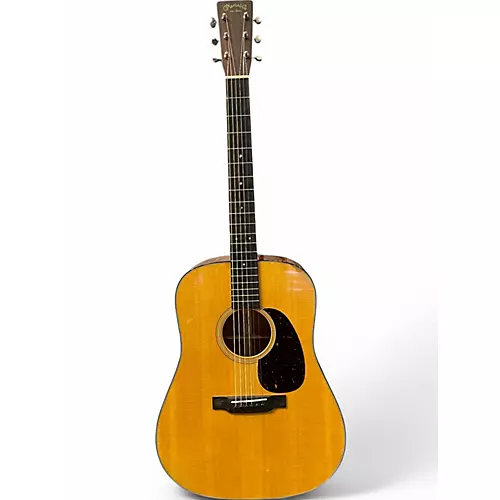 Used Martin D-18 Natural Acoustic Guitar Natural