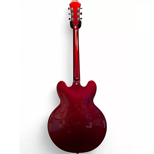 Used Epiphone Riviera Wine Red Hollow Body Electric Guitar Wine Red