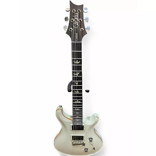 Used PRS custom 24  Pearl White Solid Body Electric Guitar Pearl White