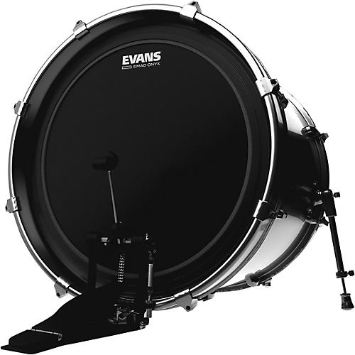 EVANS EMAD Onyx Bass Batter Drum Head 22 in.