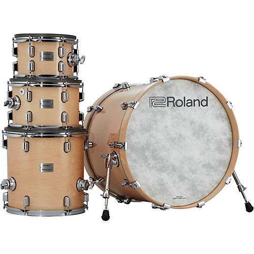 Roland VAD706 V-Drums Acoustic Design Drum Kit Gloss Natural Finish