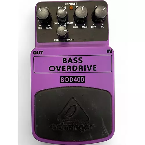 Used Behringer BOD400 Bass Overdrive Bass Effect Pedal