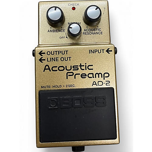 Used BOSS AD2 Acoustic Preamp Guitar Preamp