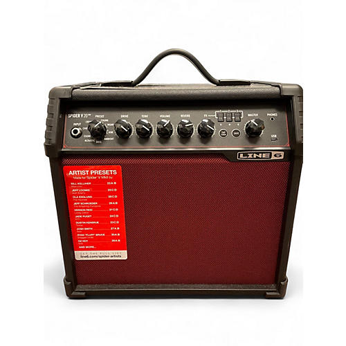Used Line 6 Spider V 20 MkII 20w 1x8 Guitar Combo Amp