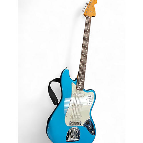 Used Fender VINTERA II BASS VI Blue Solid Body Electric Guitar Blue