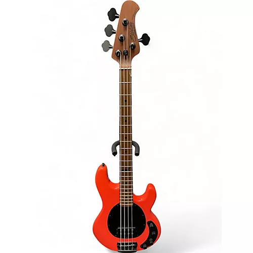Used Sterling by Music Man RAY 34 Orange Electric Bass Guitar Orange