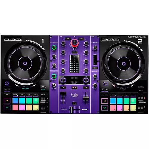 Hercules DJ DJControl Inpulse 500 Limited-Edition Controller Purple