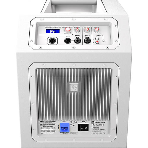 EVOLVE 50 Portable Active Line Array PA System, White
