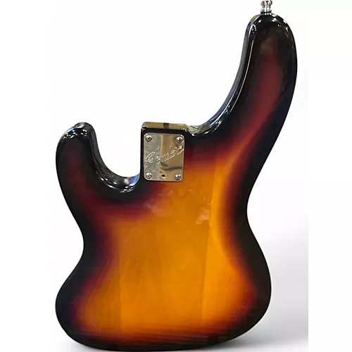 Used 1989 Fender american standard long horn jazz bass Brown Sunburst Electric Bass Guitar Brown Sunburst