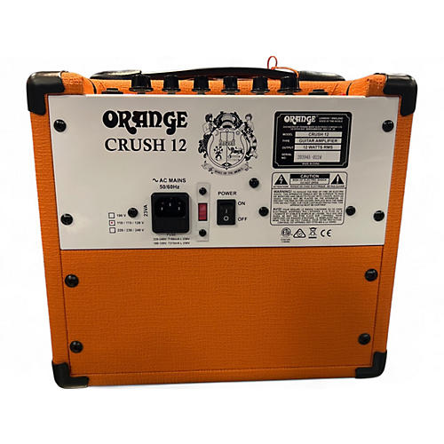Used Orange Amplifiers Crush 12 Guitar Combo Amp