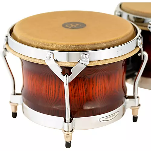 MEINL Free Ride Series Woodcraft Bongos Antique Mahogany Burst 7 in. and 9 in.