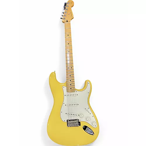 Used 2018 Fender Player Stratocaster Vintage White Solid Body Electric Guitar Vintage White