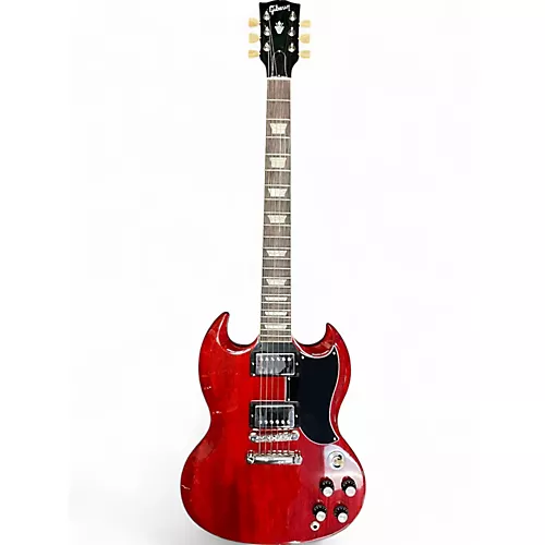 Used Gibson SG Standard Red Solid Body Electric Guitar Red