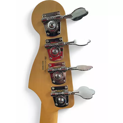 Used Fender Standard Precision Bass Black Electric Bass Guitar Black