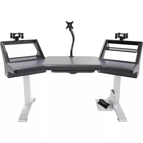 Argosy Halo Ultimate Workstation Desk With Original Hautelink Pattern Desktop