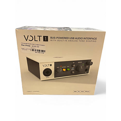 Used Universal Audio volt 1 Audio Interface
