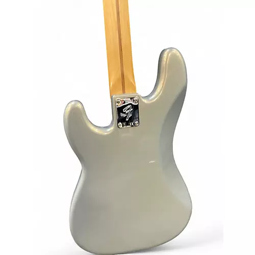 Used 2020 Fender Player Precision Bass Silver Electric Bass Guitar Silver