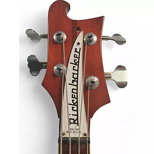 Vintage 1974 Rickenbacker 4001 Fireglo Electric Bass Guitar Fireglo