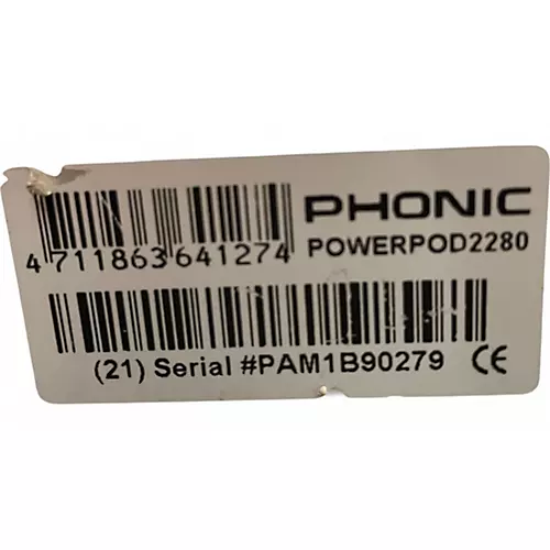 Used Phonic POWERPOD 2280 Powered Mixer
