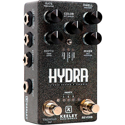 Keeley Hydra Stereo Reverb & Tremolo Effects Pedal Cosmos